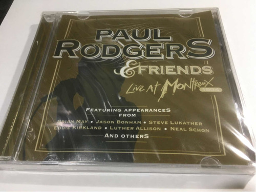 Paul Rodgers & Friends Live At Montreux 1994 Cd Nuevo Cerrad