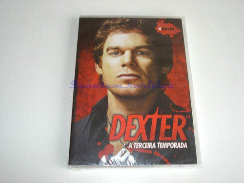 Dvd Serie Dexter 3a Temporada - Novo E Lacrado