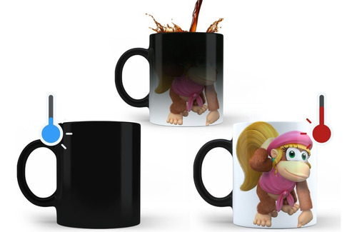 Donkey Kong Dixie Taza Magica Tu Propio Estilo