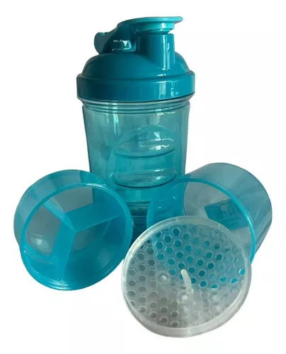 Shaker Vaso Mezclador Proteína Termo Compartimiento Gym