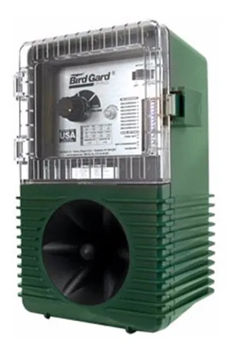 Espantapajaros Electrónico Bird Gard Pro Con Sonido De Rapaces - Representante Oficial - Original Fabricado En E E U U