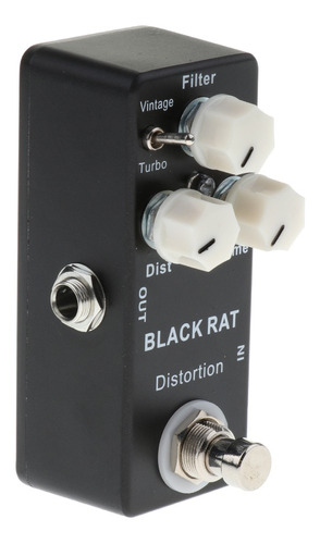 Black Rat Distortion Pedal De Efectos De Guitarra True