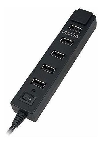 Hub Usb - Logilink Usb 2.0 7-port Hub With On/off Switch, Ua