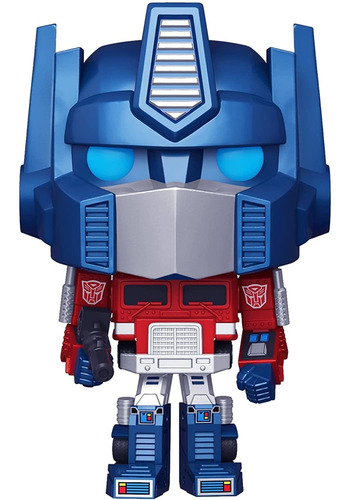 Pop Retro Toys Transformers Metálico Optimus Prime   E...