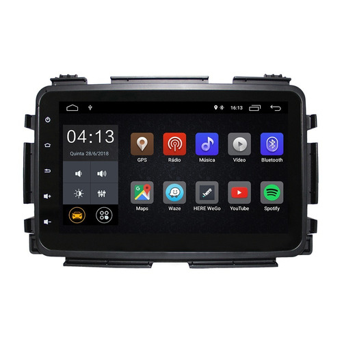 Central Multimídia Navpro Caska Tv Gps Android Honda Hrv