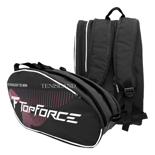 Bolso Paletero Padel Top Force Premium Importado Cod. 01