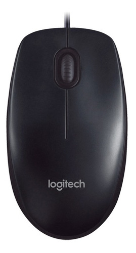 Logitech Mouse Optico Hd Con Cable M90 Negro - Logitech