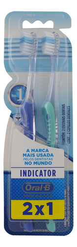 Escova Dental Macia 20% Oral-B Pro-Saúde Indicator 2 Unidades