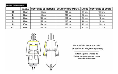 Parka Mujer Corderito Gabardina Invierno Capucha Rfs