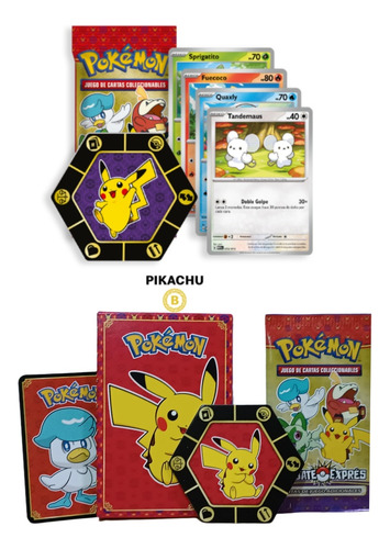 Tarjetas Pokémon Colección Completa Mcdonald's Caja Pikachu