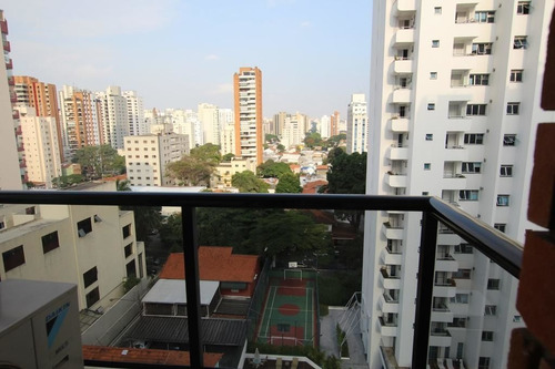 Imagem 7 de 15 de Flat Em Moema Bem Localizado Para Quem Busca Conforto E Sofisticação. - Sf25072