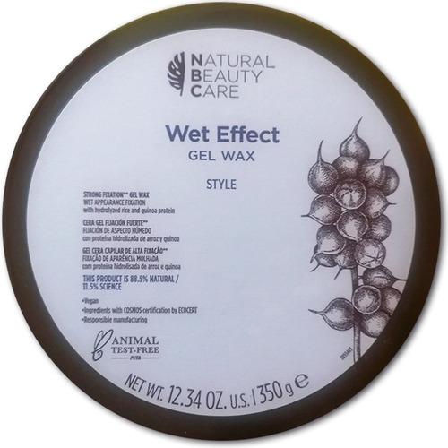 Nbc Cera Gel Efecto Wet O Natural 350gr Envio Gratis