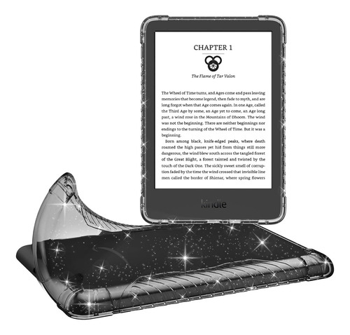 Funda Para Kindle 11a Gen 2022 6 Transparente Con Glitter