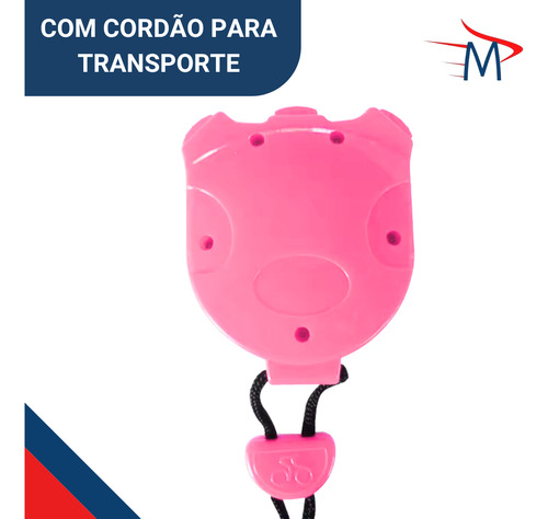 Cronômetro Digital Multifuncional Com Bolsinha Transporte