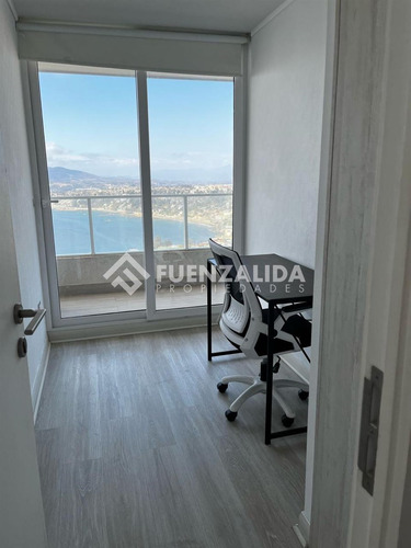 Impecable Con Vista Al Mar Dpto En Venta 2d Concon