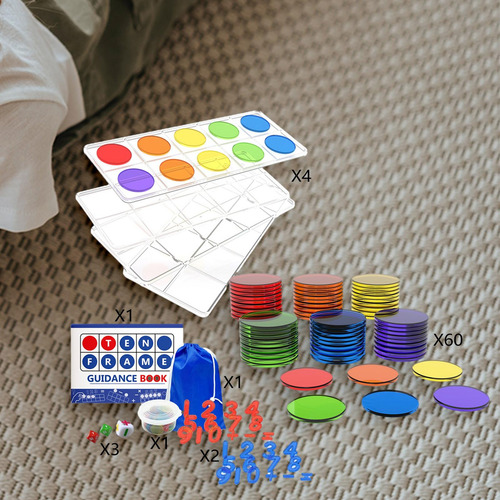 Juego De Diez Marcos, Marco Y Contadores, Conjunto Avanzado