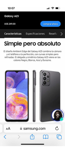 Imagen 2 de 6 de Samsung Galaxy A23 Duos 128gb 4ram Totalmente Nuevo. Ccct