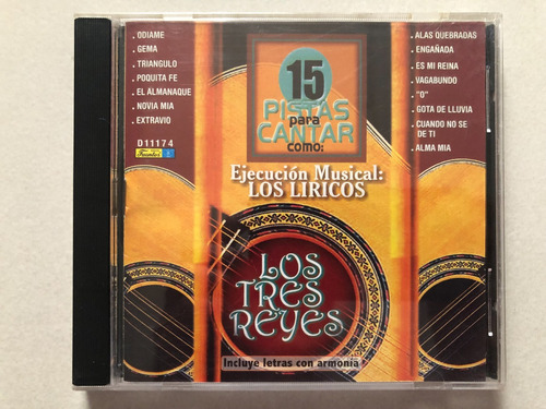 Cd 15 Pistas Para Cantar Como Los Tres Reyes