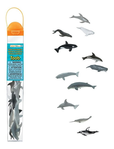 Safari Ltd Toob Whales Figuras Escala De Ballenas Y Delfines