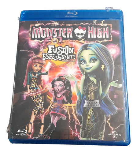 Blue Ray Disc Monster High Fusión Espeluznante