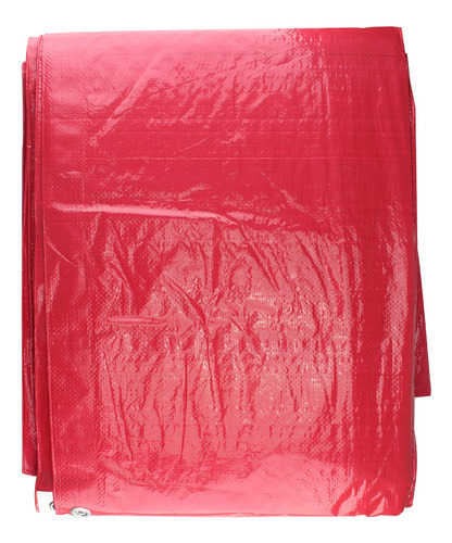 Lona Santul Uso Ligero Reforzada Polietileno 5 X 6 M Color Rojo