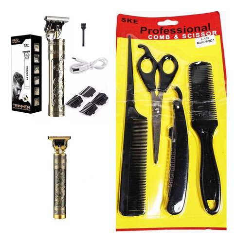 T9 Maquina corta pelo Profesional Recargable / set peluquero