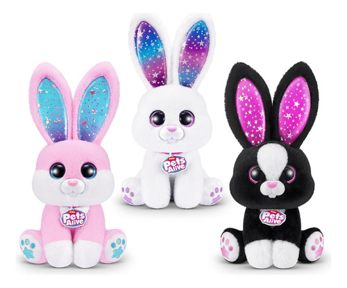 Pets Alive Magic Bunnies (pearl) De Zuru Peluche Electronico