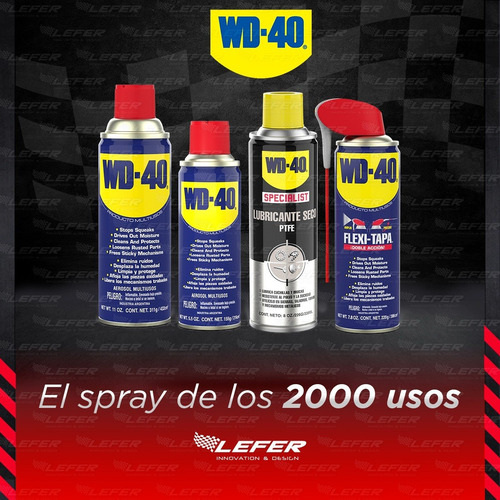 Imagen 7 de 8 de Wd-40 Lubricante Seco Specialist 226g Multiuso X 2