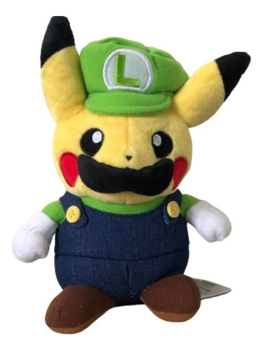 Peluche Pokemon Pikachu Luigi