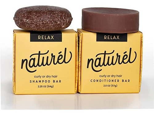 Naturel Relax - Barra De Champú Para Cabello Rizado, Champ.