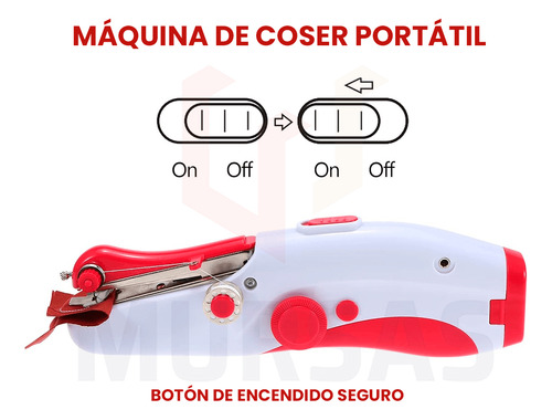 Máquina De Coser Eléctrica Manual Portable Fácil Uso