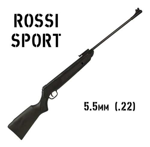 Carabina Espingarda Pressão Chumbinho Rossi Sport 5.5mm .22