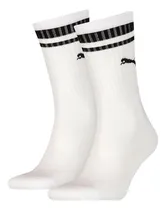 Comprar Medias Puma Crew Heritage Stripe 2p Unisex 907944 02 Blanco