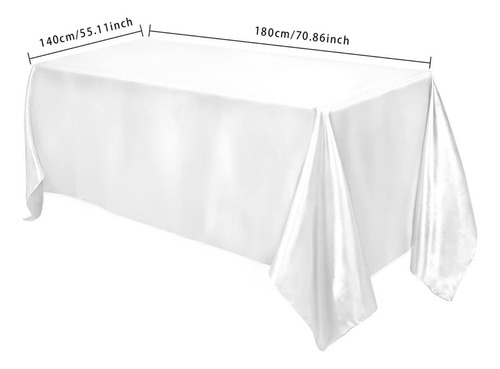 Mantel Rectangular Elegante Cubierta De Mesa Decorativa Mesa