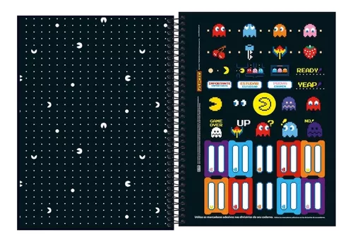 Caderno, diário Pac-Man - High Score