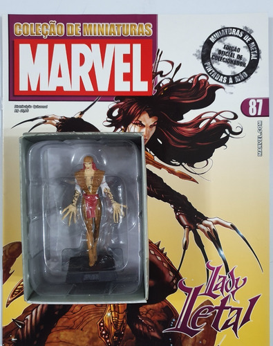 Marvel Figures Eaglemoss Lady Letal Nº87 Miniatura