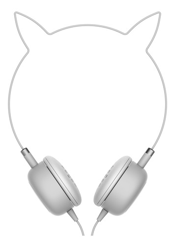 Fone De Ouvido Headphone Kids Geonav Branca Cor Branco