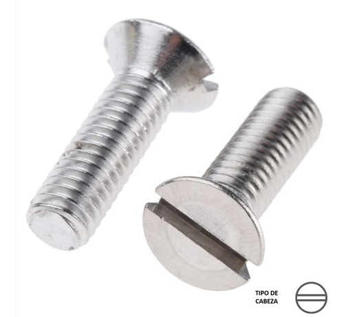 Tornillo Plana Ran. Inox T304 Nc #8-32 X 5/8  25 Pzs *