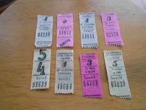 Comprar Boletos Capicüa Antiguos Colectivo Línea 26 - (8 Boletos)