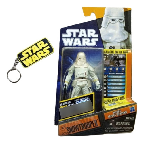 Figura Snowtrooper Saga Legends Star Wars Con Llavero