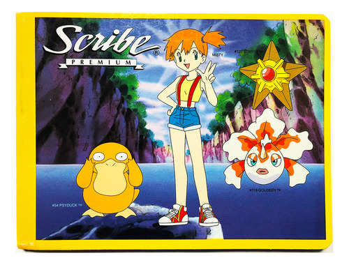 Cuaderno Scribe Premium Pokemon Misty - Italiano C7mm  