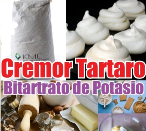 Cremor Tartaro Americano Clase A  Importado 1/2kg Reposteria