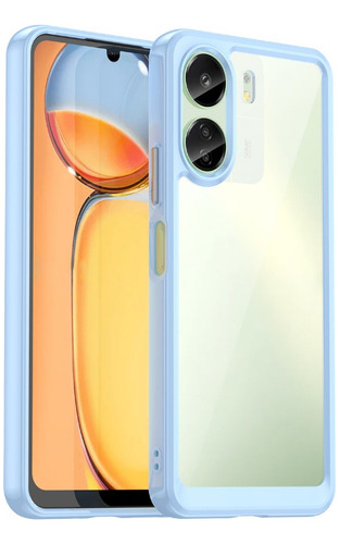 Funda Para Xiaomi Poco C65 Silicona Transparente Piel