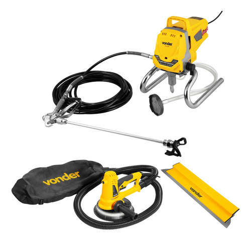 Maquina De Pintura Airless Com Lixadeira Parede Teto Vonder 220v
