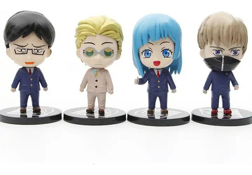 Set 7 Figuras Jujutsu Kaisen Itadori Yuji Gojo Satoru Anime