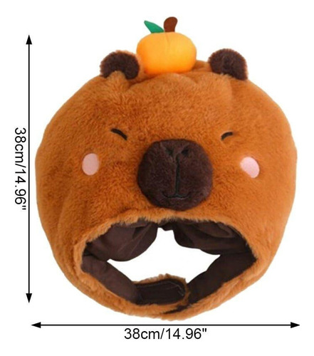 / Sombrero De Capibara, Divertido Gorro De Capibara De Felpa