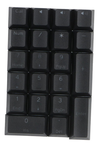 Teclado Mecánico 21 Clave Para Oem Fuente Frontal Negra