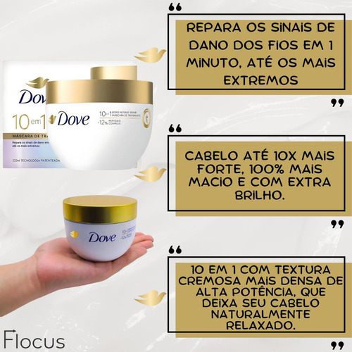 Kit Dove Reconstrução + Queratina reconstrução