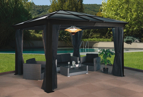 Imagen 4 de 6 de Calefactor Eléctrico Patio Terraza 2100w Qf - Veraneitor3000