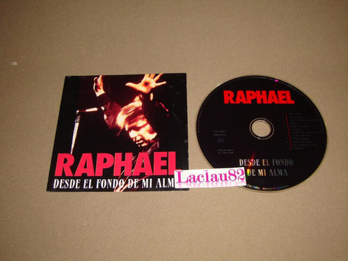 Raphael Desde El Fondo De Mi Alma 1995 Sony Cd